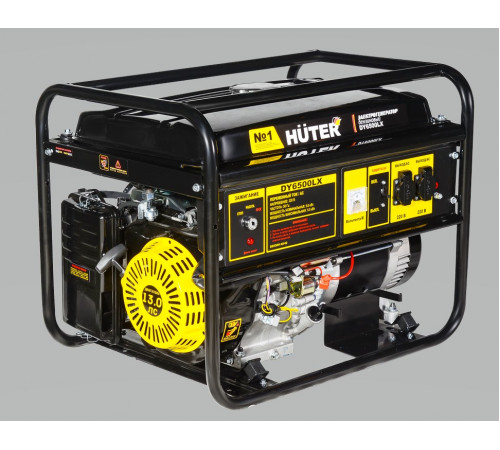 Электрогенератор бензиновый HUTER DY6500LX 5кВт, 220В, 